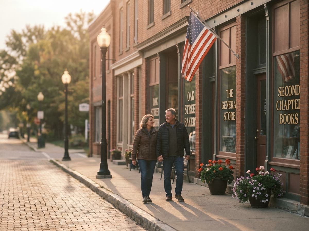 Local main street where ABMs serve their communities